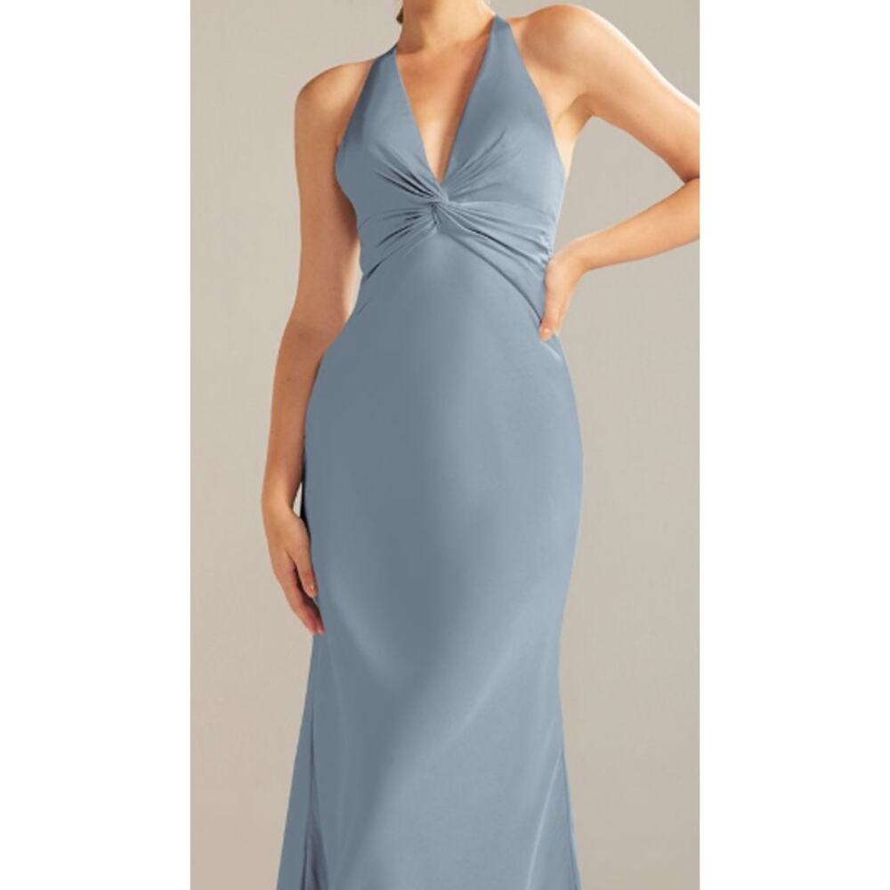 Elegant Blue Maxi Dress